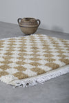 Checkered Beni ourain rug 3.5 X 3.3 Feet