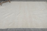 Elegant Moroccan Rug - 7.3 x 9.5 ft | Soft Beige Minimalist Design