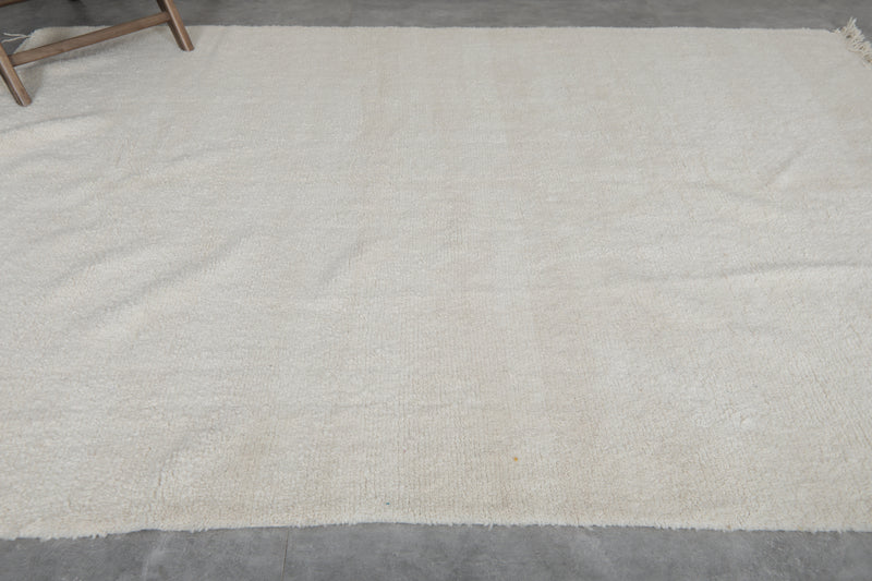 Elegant Moroccan Rug - 7.3 x 9.5 ft | Soft Beige Minimalist Design