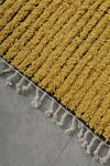 Yellow Moroccan rug 8.6 ft x 10.6 ft