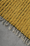 moroccan area rug - yellow berber rug