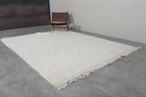 Elegant Moroccan Rug - 7.3 x 9.5 ft | Soft Beige Minimalist Design