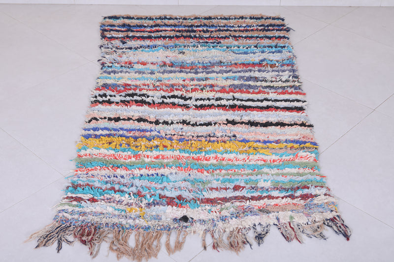 Colorful Moroccan Berber Rug - 3 x 5.3 Feet