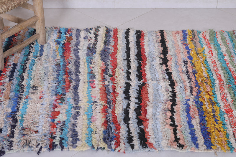 Colorful Moroccan Berber Rug - 3 x 5.3 Feet