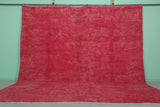 Pink Moroccan Rug - 13.7 x 13.4 Feet | Luxurious Handmade Design