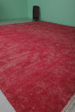 Pink Moroccan Rug - 13.7 x 13.4 Feet | Luxurious Handmade Design