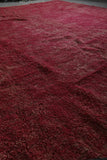 Pink Moroccan Rug - 13.7 x 13.4 Feet | Luxurious Handmade Design