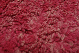 Pink Moroccan Rug - 13.7 x 13.4 Feet | Luxurious Handmade Design