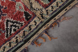 Handmade Moroccan Rug 5.7 x 11 Feet – Red Vintage Wool Carpet