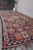 Vintage Moroccan Rug 5.8 x 12.5 Feet – Handmade Wool Carpet