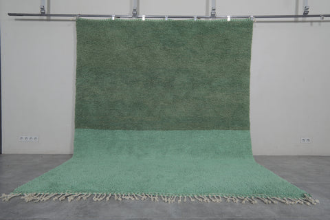 Custom Moroccan green area rug - berber rug morocco