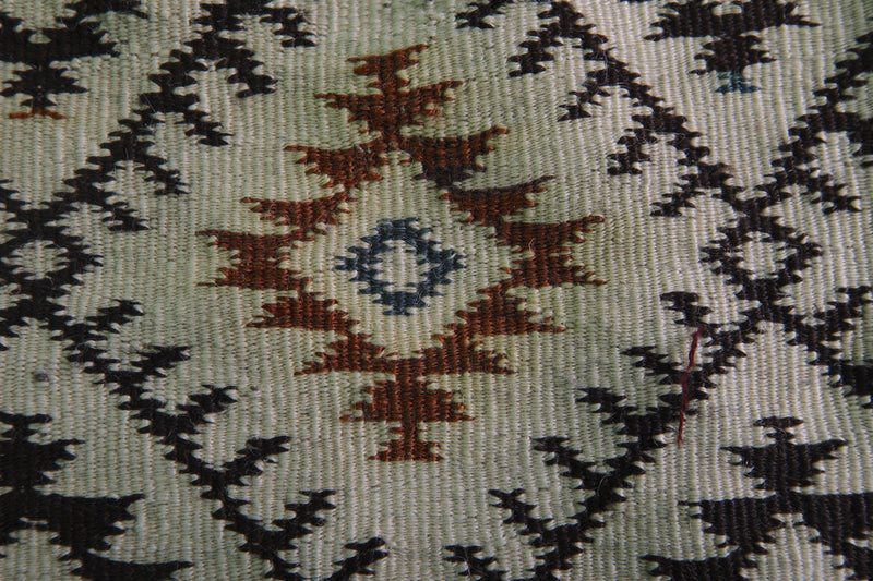 Runner Moroccan kilim rug 4.5 FT X 11 FT , Zanafi berber