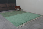 Custom Moroccan green area rug - berber rug morocco