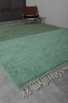 Custom Moroccan green area rug - berber rug morocco