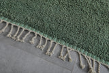 Custom Moroccan green area rug - berber rug morocco