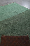 Custom Moroccan green area rug - berber rug morocco