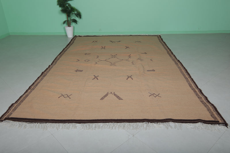 Moroccan Rug 8.5x13.6 FT - Oversized with Geometric Patterns