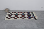 handmade moroccan runner rug  2.7 X 5.4 Feet