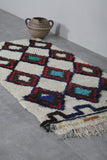 handmade moroccan runner rug  2.7 X 5.4 Feet