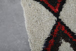 handmade moroccan runner rug  2.7 X 5.4 Feet