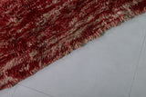 Red Moroccan Rug 7.3 ft x 9.4 ft