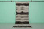 Striped Moroccan Hallway Kilim Rug 4.3 X 11 Feet