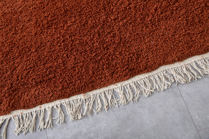 Beni ourain rug - Custom Moroccan area rug - Rust Morocco rug - custom moroccan rugs