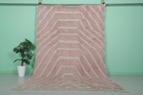 Pink Moroccan rug 7.3 X 10.6 Feet