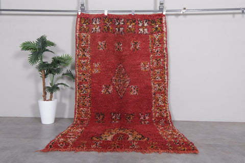 Moroccan rug vintage 4.4 X 8.3 Feet