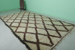 Moroccan Rug 6.3 x 11.9 Feet – Handwoven Berber Diamond Design