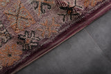 Moroccan Vintage Rug with Floral Patterns - 6.6 x 9.5 Feet