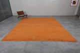 Orange Moroccan rug - Custom Rug - Handmade wool rug