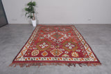 Handwoven Moroccan Boujaad Rug - 6.3 x 8.9 Feet