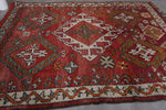 Handwoven Moroccan Boujaad Rug - 6.3 x 8.9 Feet