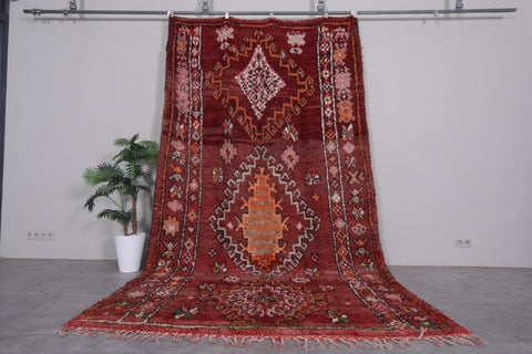 Moroccan vintage rug 6.7 X 11.9 Feet