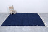 Moroccan blue rug 5.4 X 7.2 Feet