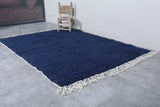 Moroccan blue rug 5.4 X 7.2 Feet