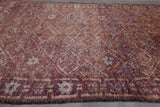 Moroccan Boujaad Rug with Subtle Geometric Design - 6.3 x 11.5 Feet