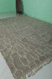 Moroccan Beni Ourain Rug - 8.1 x 10.9 Feet | Handwoven Wool Carpet