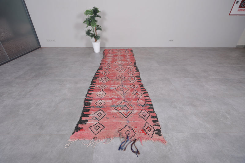 Stylish Entryway Moroccan Rug - 3 x 10.7 Feet