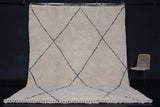 Beige Hand Knotted rug - Moroccan rug - Custom rug