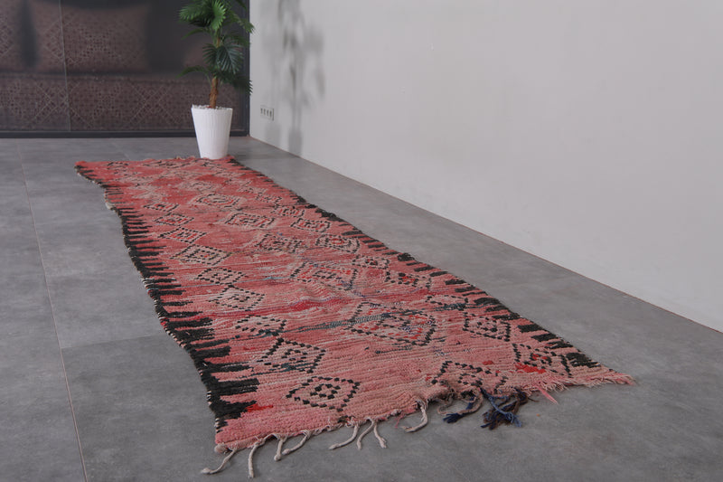 Stylish Entryway Moroccan Rug - 3 x 10.7 Feet