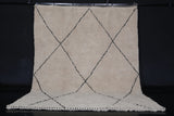 Beige Hand Knotted rug - Moroccan rug - Custom rug