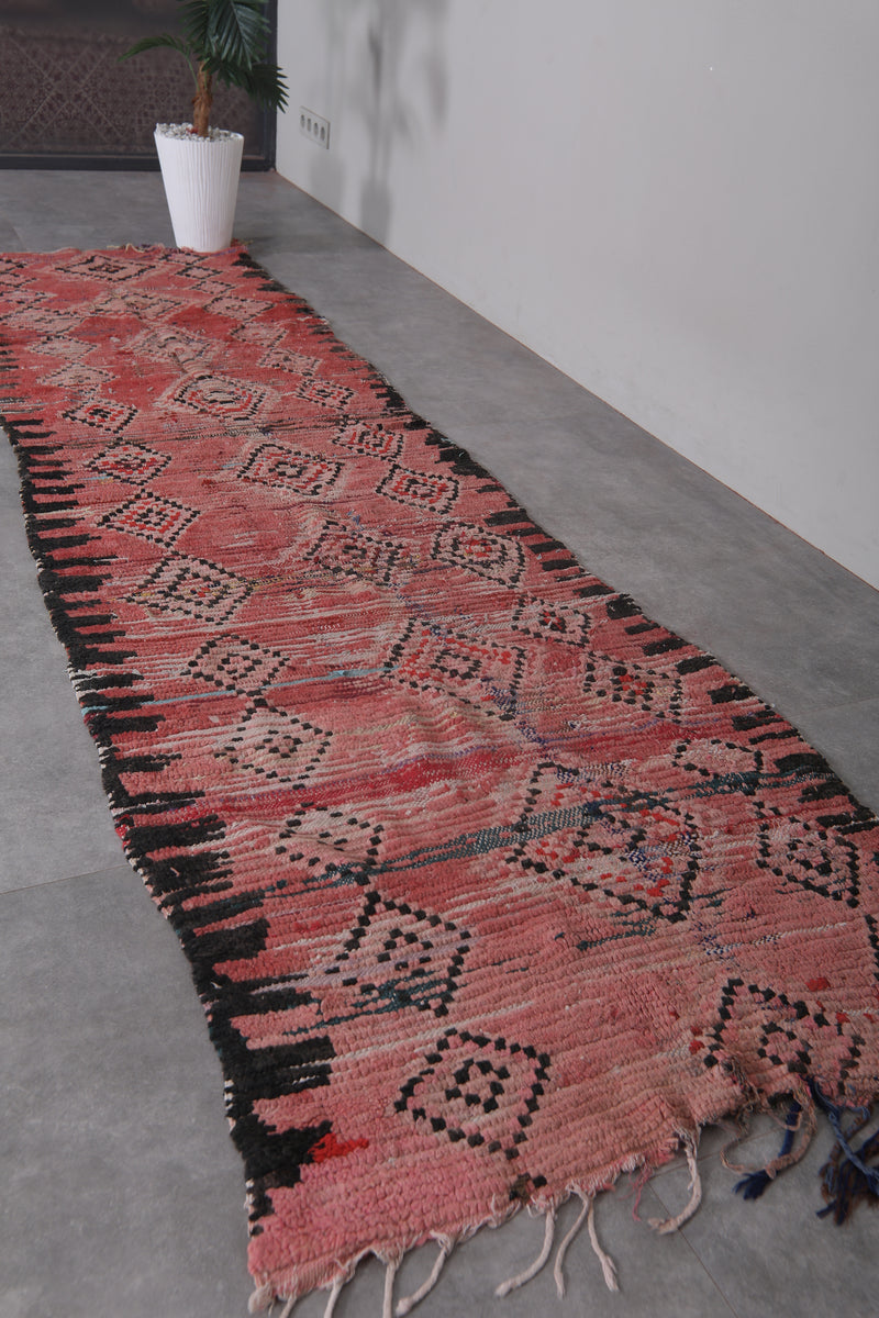 Stylish Entryway Moroccan Rug - 3 x 10.7 Feet