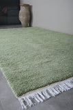 Custom Moroccan rug green - Moroccan Handmade Area rug