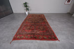 Moroccan Vintage Rug with Ornate Floral Patterns - 5.6 x 11.2 Feet