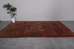 Moroccan Vintage Rug with Ornate Floral Patterns - 5.6 x 11.2 Feet