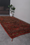 Moroccan Vintage Rug with Ornate Floral Patterns - 5.6 x 11.2 Feet