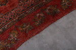 Moroccan Vintage Rug with Ornate Floral Patterns - 5.6 x 11.2 Feet