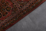 Moroccan Vintage Rug with Ornate Floral Patterns - 5.6 x 11.2 Feet